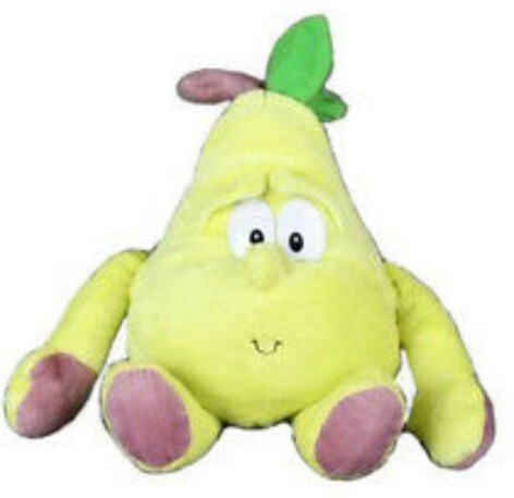 Peluche pera vitamini 25cm - vitamini,